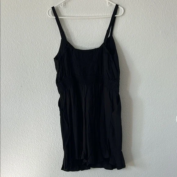 City Chic Black Romper with Pockets - Picture 3 of 3